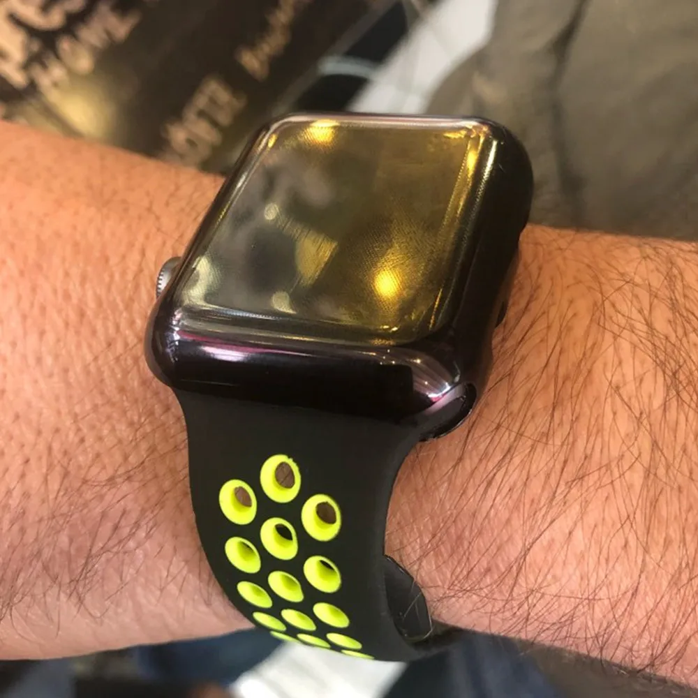Чехол+ ремешок для apple watch band pulseira apple watch 5 4 3 band 44 мм/40 мм iwatch band cover 42 мм/38 мм correa ремешок для часов браслет