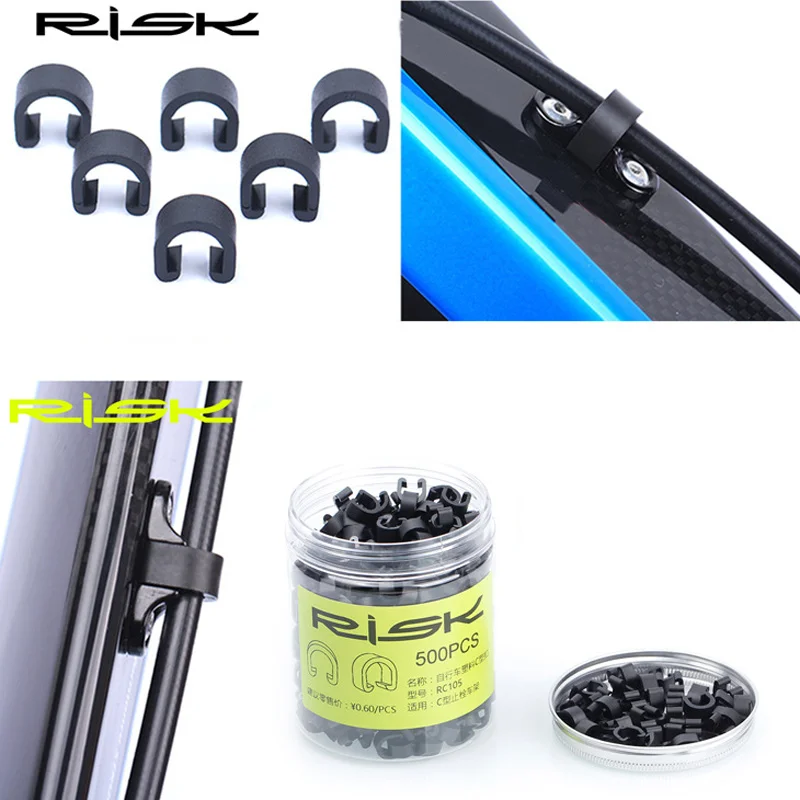 30 шт./пакет велосипед с типа пряжки Пластик Тормозная Линия тросы переключения