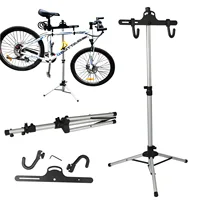 Adjustable 70-132CM MTB Road Bike Repair Stand Holder Bicycle Mechanics Workstand Bicycle Repair Floor Display Stand Kickstand