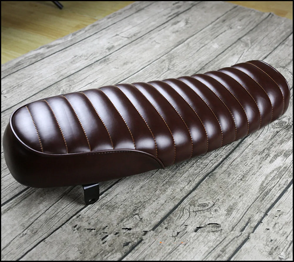 Универсальное мотоциклетное седло 64 см винтажное с плоской подошвой в стиле
