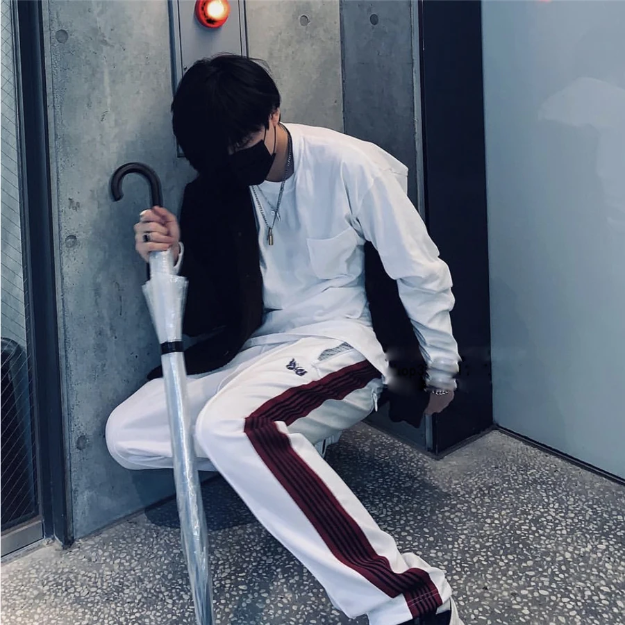 Мужские и женские спортивные брюки с вышивкой бабочка|Повседневные брюки| |