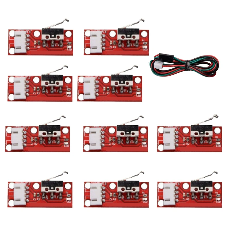 

10 X Mechanical Endstop Limit Switch End Stop With 22AWG Cable For RAMPS 1.4 3D Print Limit Switch