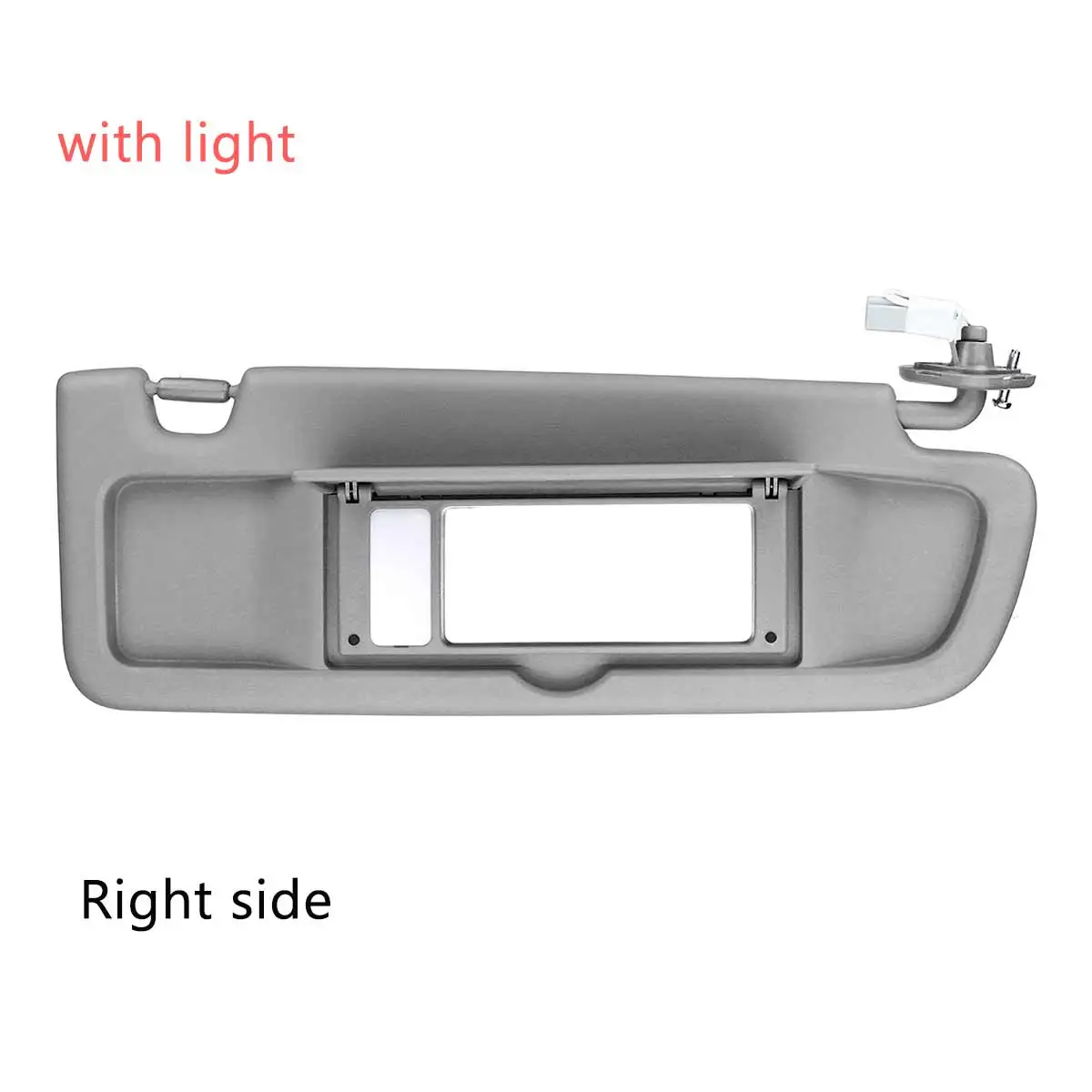 Grey Right with Lamp 1 Pcs Car LHD Sunvisor Sunshade Sun Shield Antidazzle Visor 83280SNAA01ZA For Honda for Civic for Coupe Sedan 2006 2007-2011 - Цвет: Grey Right with Lamp