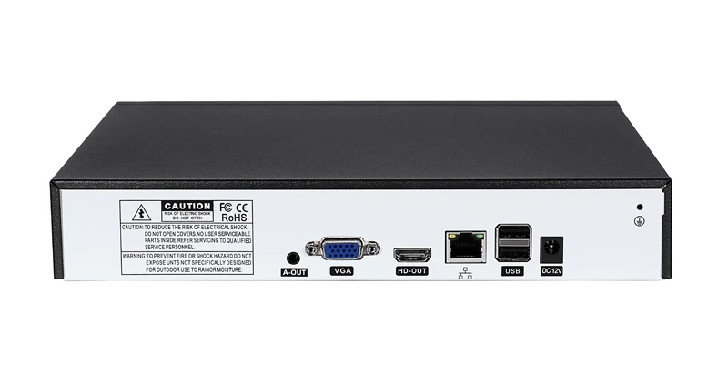 Обнаружение лиц 12V Hi3536C XMeye Видеорегистратор видеонаблюдения 8MP 4K 32CH 32 канала H.265+ 2