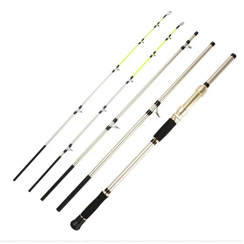 

Catch.u Fishing Pole 2.1-3m Carbon Fiber Boat Fishing Rod 4 Sections Hard Adjust H/XH 2 Tops Sea Slight Boat Fishing Rods