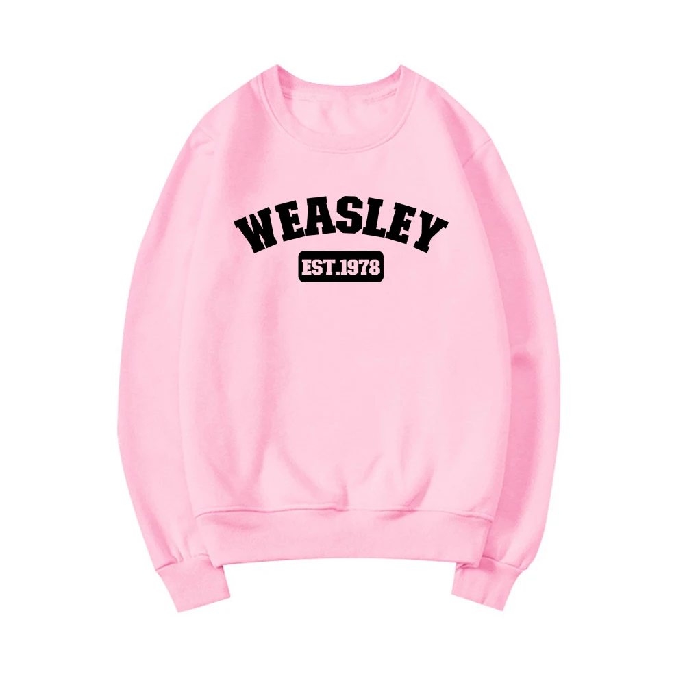 Weasley Est 1978 Толстовка Twins рубашка HP Свитшот унисекс графические толстовки с длинным