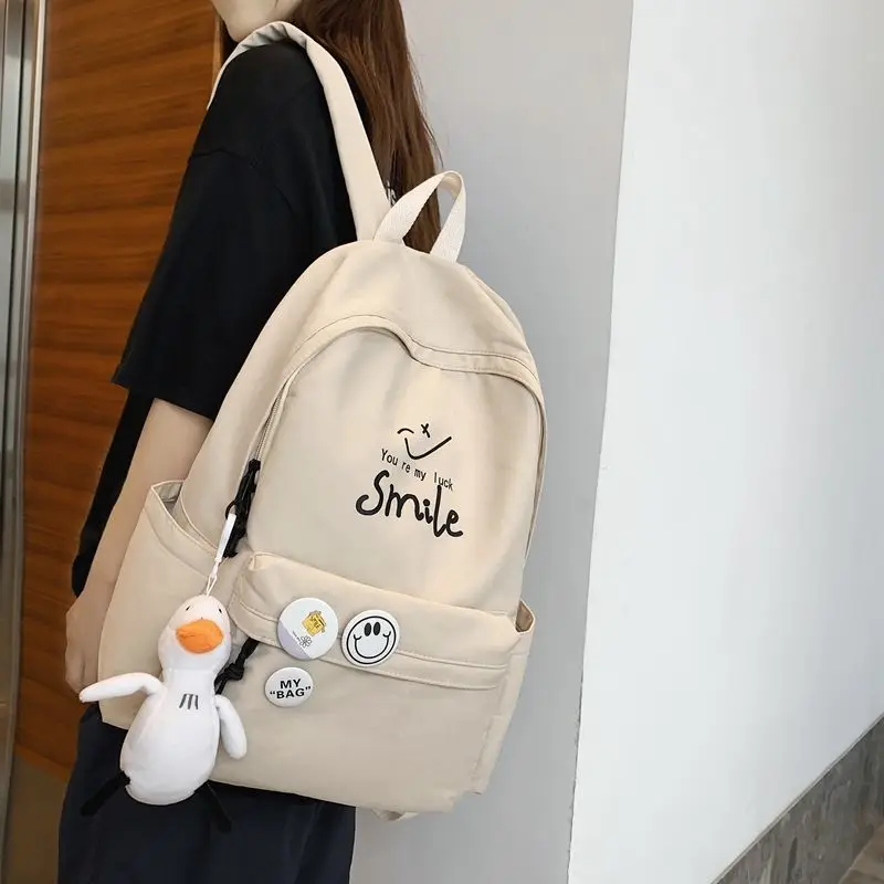 Повседневные школьные ранцы для девочек-подростков, студенческий рюкзак, Женская нейлоновая сумка для книг