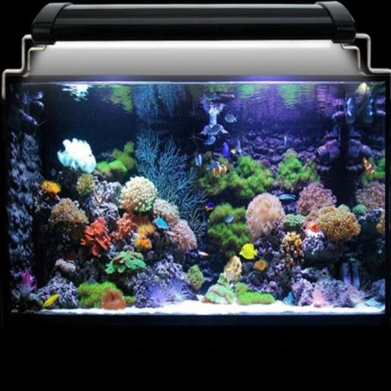 33/45 светодиодный светильник многоцветная Лампа аквариумный аквариум полный