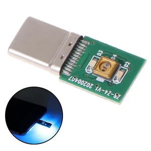 0,4 Вт 5 В Type-C порт ультрафиолетовая дезинфекционная лампа плата UVC дезинфекционный модуль телефон Длина волны: 275нм-285нм