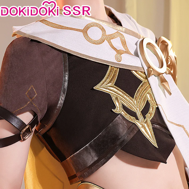 PRE-SALE DokiDoki-SSR Game Genshin ударопрочный костюм путешественника Aether Косплей Хэллоуин