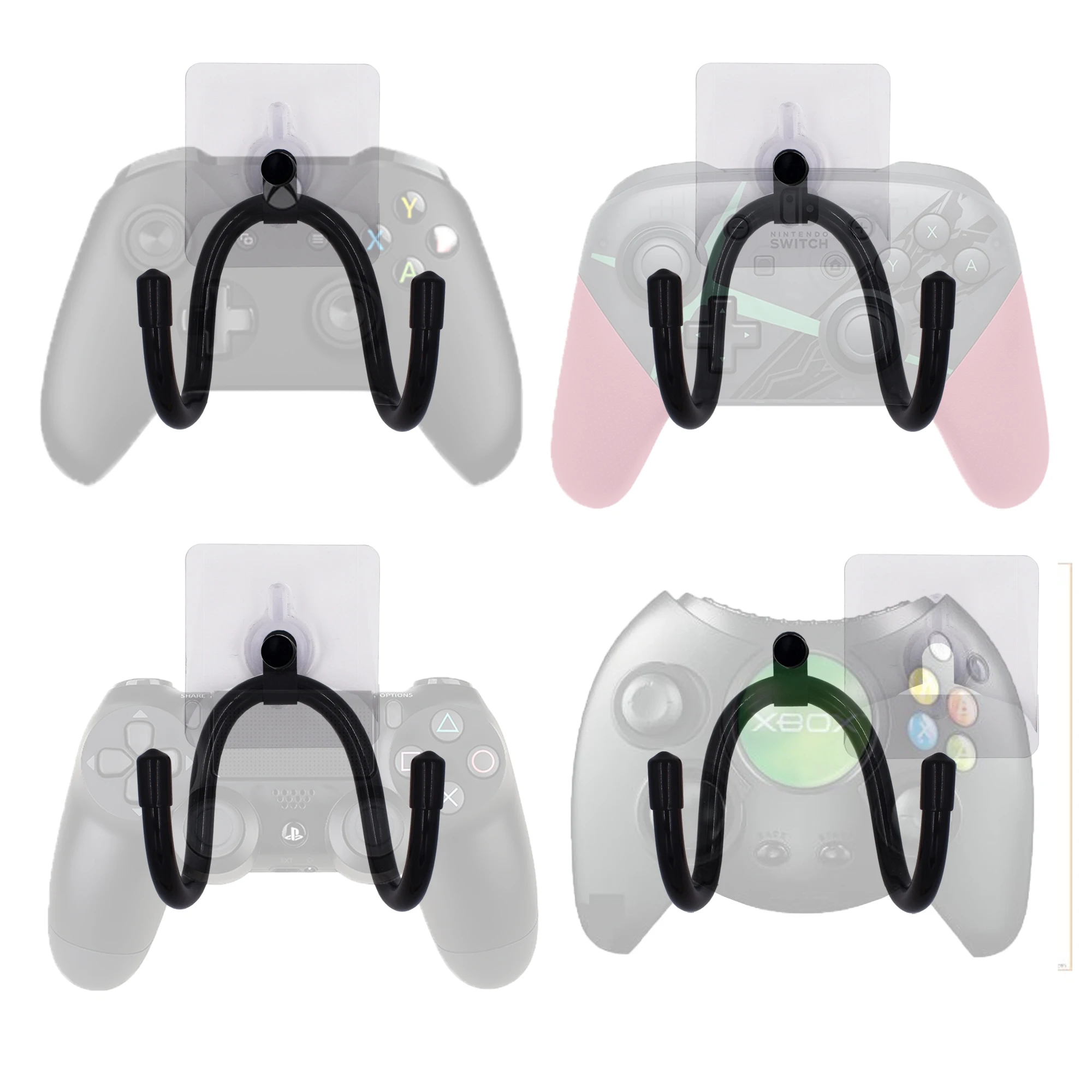 Самоклеющийся игровой контроллер настенное крепление Органайзер Вешалка