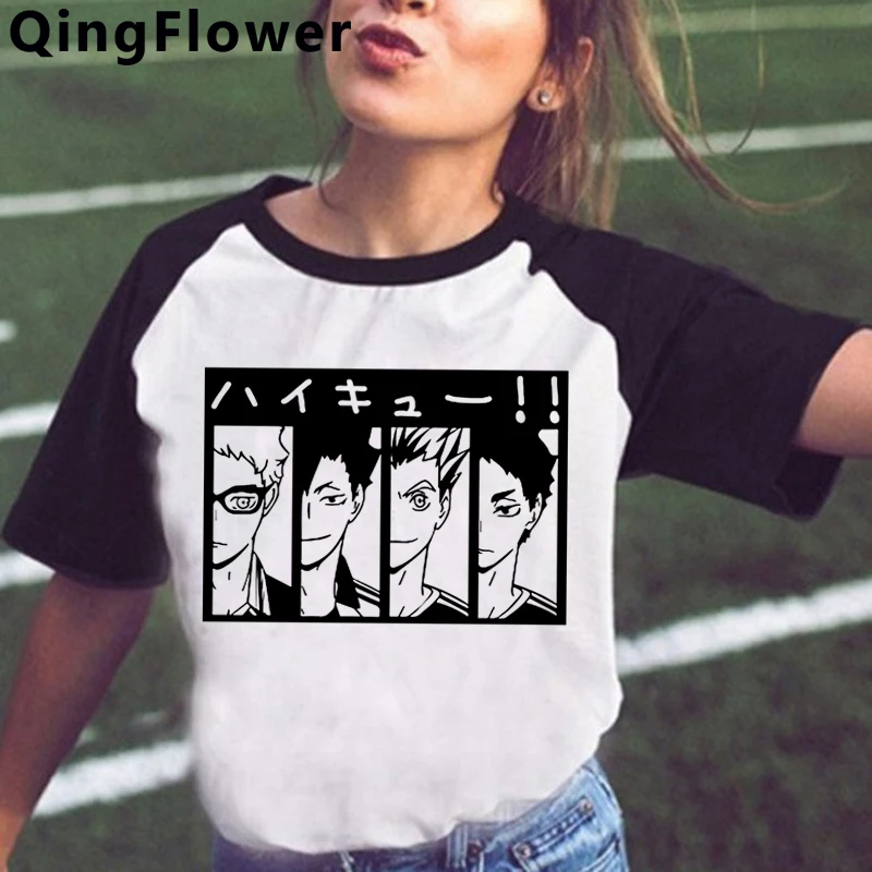 

Женская футболка с принтом ОЯ, Харадзюку, уличная одежда в стиле Харадзюку