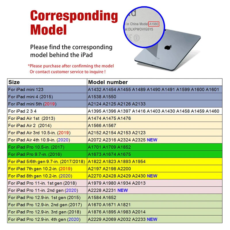 Чехол для iPad Pro 11 2021 2020 Mini 6 5 умный чехол Air 4 10 9 3 2 1 7 2017 2018 Чехлы 7-го 8-го 9-го
