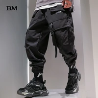 hip hop track pants 2019 korean style joggers fashions techwear pants exo mens baggy pants 5xl streetwear harem trousers