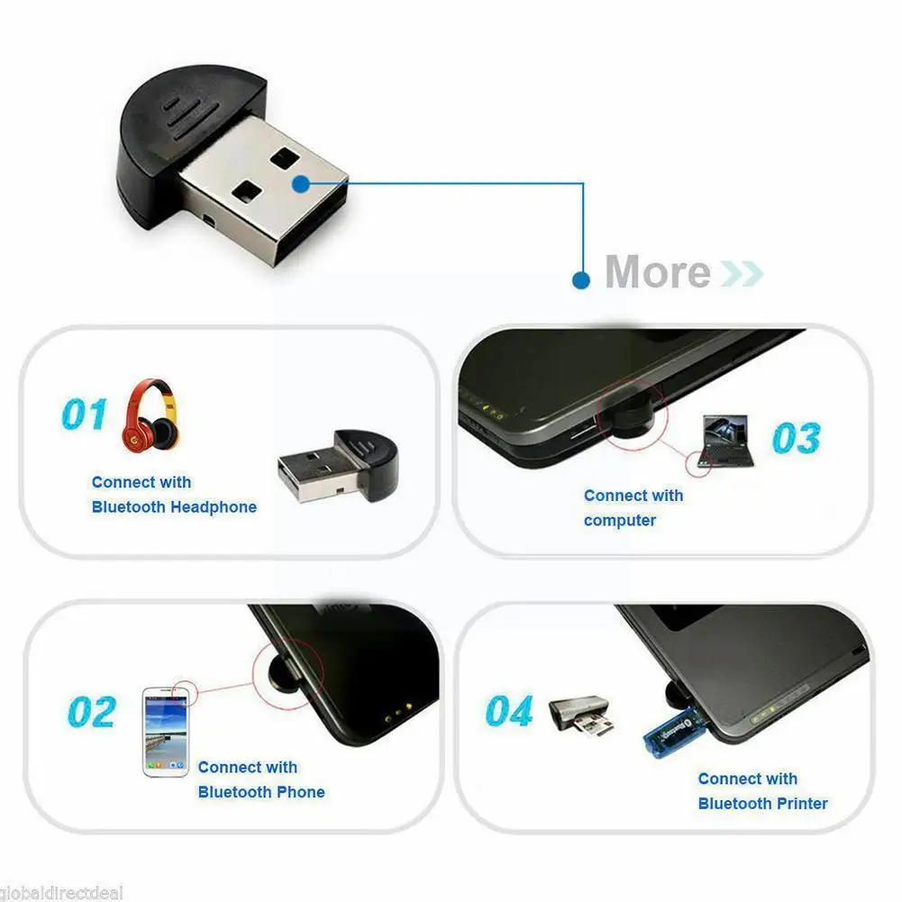1 шт. мини USB EDR беспроводной Bluetooth адаптер 4 0 для адаптера ПК Plug &amp play ноутбука 8 XP Win7
