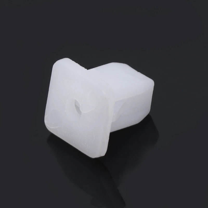 

50 Pcs White Square Car Body Plastic Push Pin Fasteners Trim Moulding Clip A0NE