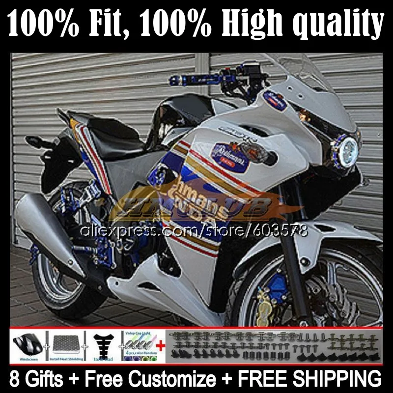 

Injection For HONDA CBR250 CBR 250R CBR 250 R 11 12 13 14 15 94CL.24 CBR250R MC41 2011 2012 2013 2014 2015 Fairings Roth Blue