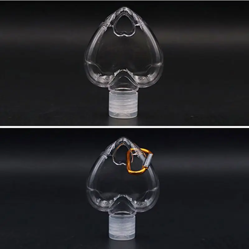 5 шт. 50 мл многоразовый портативный пульверизатор для сердца бутылка спирта