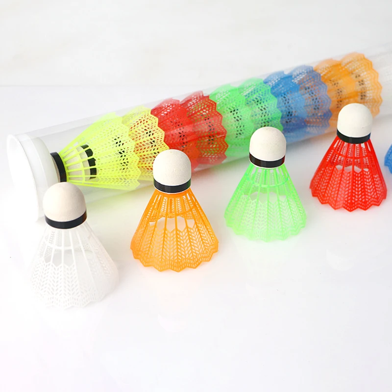 

12pcs/Lot Colorful Badminton Balls Nylon Badminton Shuttlecocks Great Stability Durability Indoor Outdoor Sports Training Balls