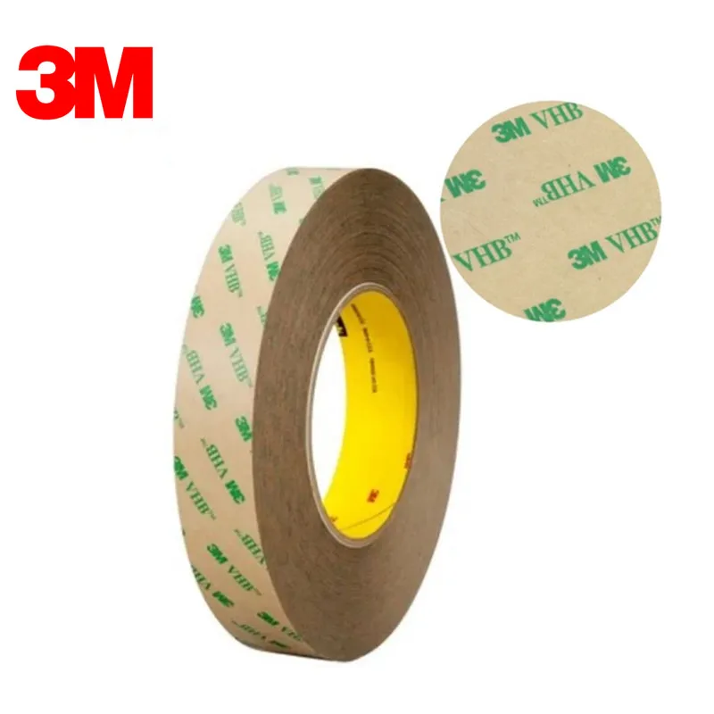 

3/4X60YD( Pack of 2)3M F9460PC VHB Adhesive Transfer Tape with Adhesive 100MP, Clear, 2mil,Dropshipping