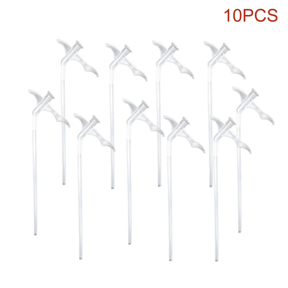 

10pcs/pack Spray Foam Tubes Nozzle Transparent Insulating Filling Replacement Parts DIY Woodworking Professional Home Duct