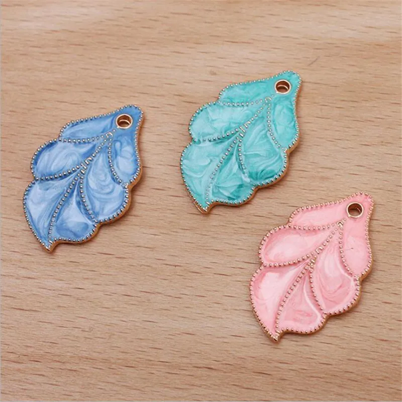

SIXTY TOWFISH 10 Pieces DIY Jewelry Accessories 18*29mm Alloy Ancient Retro Style Materials Flower Charms