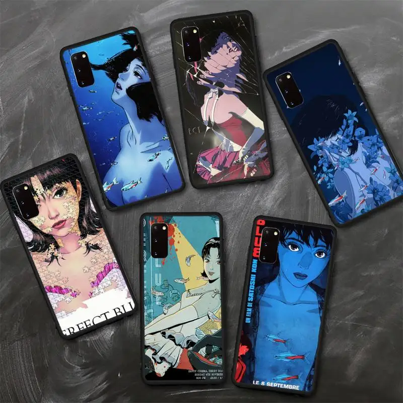 

Anime Perfect Blue Girl Phone Case for Samsung A71 A80 A91 A01 A02 A11 A12 21 31 32 20E S 32 M10 20 30 31 31S 21 5G cover