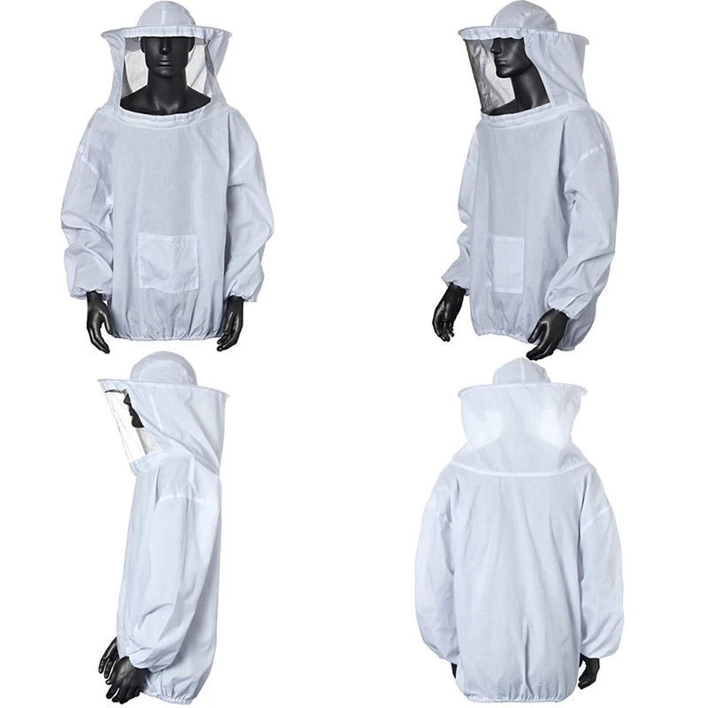 

1 Set Protective Beekeeping Suits Cotton Siamese Defend Bee Keeping Suit Fit to M L XL XXL Size Safety Clothing