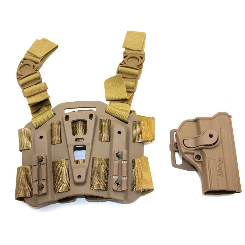 

Tactical Drop Leg Gun Holster for Sig Sauer Pro SP2022 SP2009 P220 Airsoft Pistol Holster Waist Belt Right Hand Thigh Gun Case