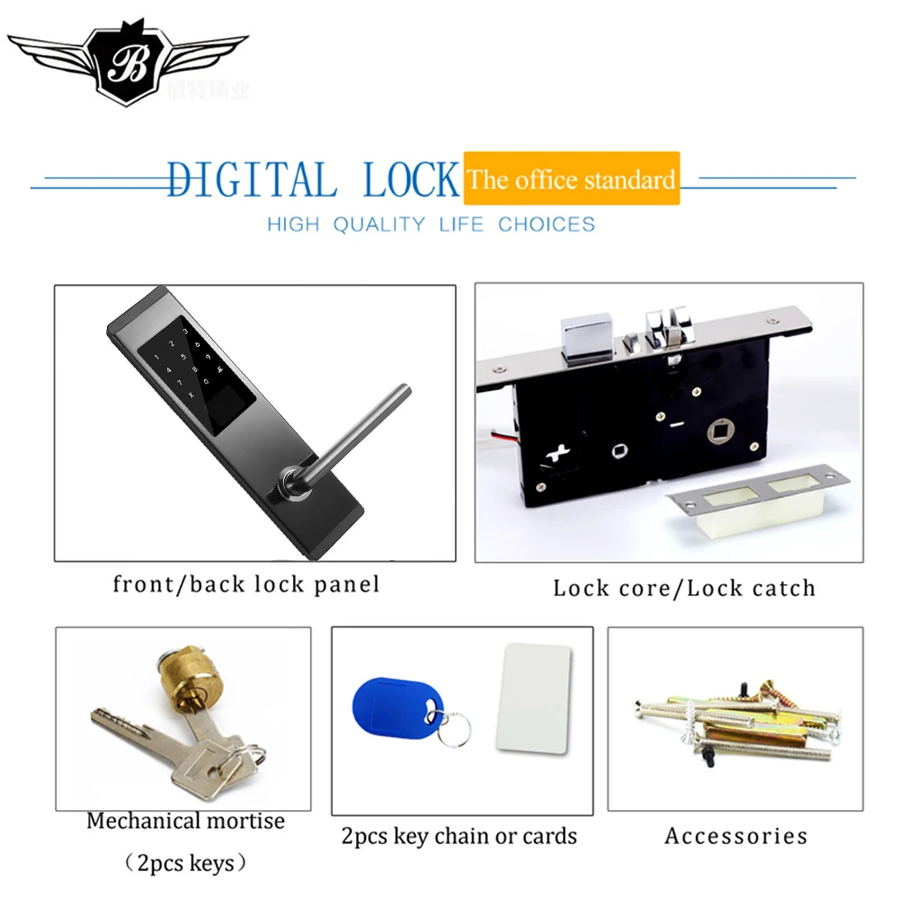 Умный Замок TTlock с bluetooth APP пароль устройство чтения RFID смарт-замок двери wifi