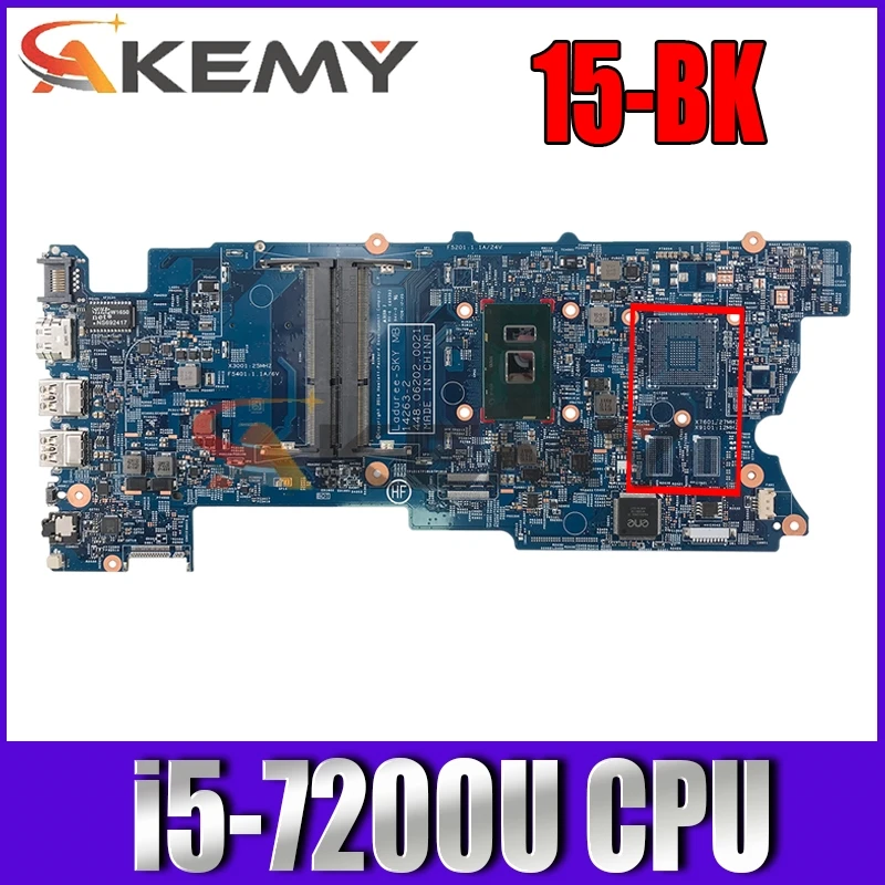 

Для HP X360 15-BK серии Материнская плата портативного компьютера с SR2ZU i5-7200u 863887-601 863887-001 аккумулятор большой емкости 448.06202.0021 мб 100% тестирование