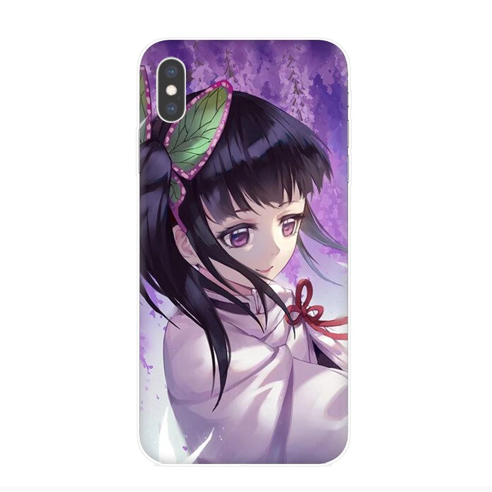 Твердый чехол для телефона Tsuyuri Kimetsu no yaiba iphone 5 5s SE 2020 5C 6 6s 7 8 Plus X XR XS Max 11 Pro