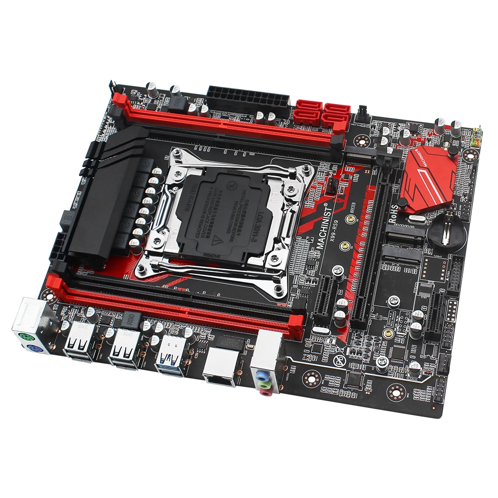 MACHINIST X99 Kit Motherboard LGA 2011-3 Set With Xeon E5 2670 V3 Processor DDR4 ECC 16GB RAM memory Four-Channel M-ATX X99-RS9 |