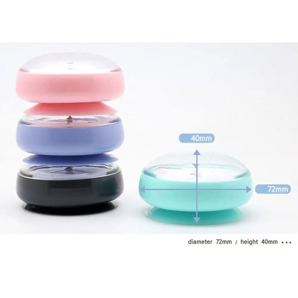 Новые водонепроницаемые кухонные часы с присоской для ванной комнаты бесшумный