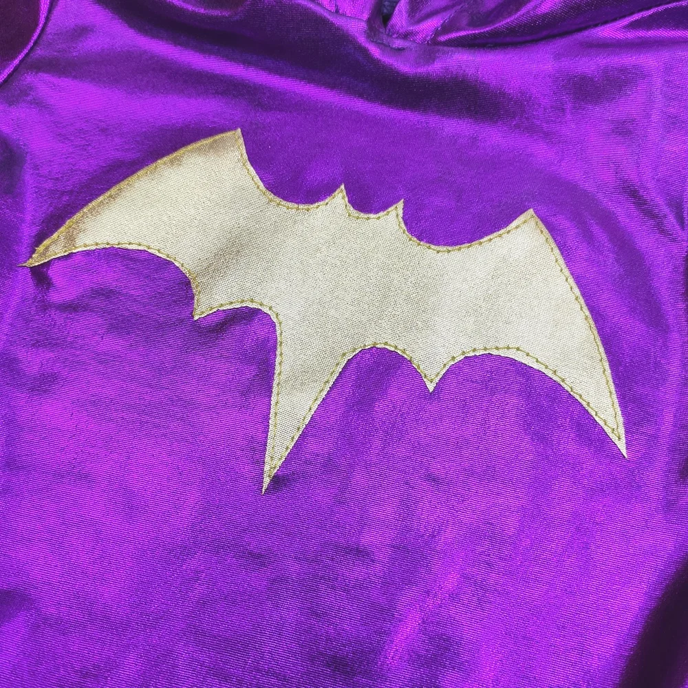 Супергероя свитер худи для девочек и платье-Детский костюм летучей мыши