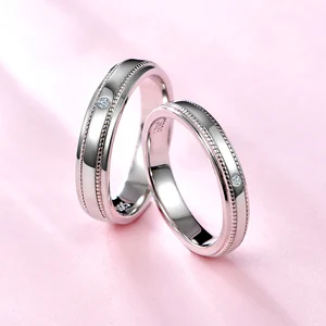 Парные кольца ATTAGEMS с бриллиантами круглой бриллиантовой огранки прошедшие испытания D Цвет мусанит солитер кольцо никогда не выцветает с сертификатом GRA