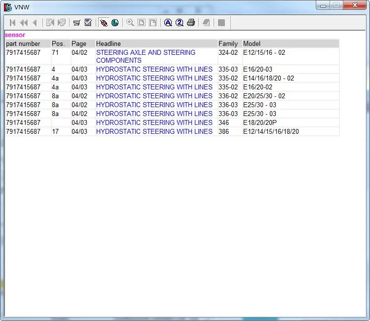 Вилочный погрузчик Linde оригинальная деталь 7917415687 датчик используется на 324 335 336 346