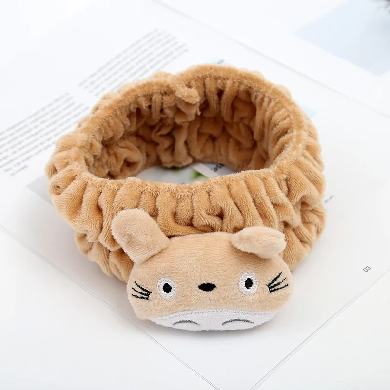 Женские головные уборы Tonari no Totoro бант для волос девушек душа спа повязка Милые