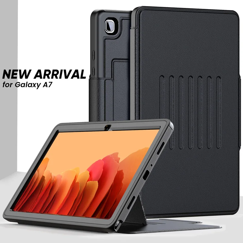 

Kids Safe Heavy Duty Shockproof Armor Case For Tab A7 10.4 T500 T505 10.1" T510 Silicone Leather Smart Cover For Tab A 8.4" 8"