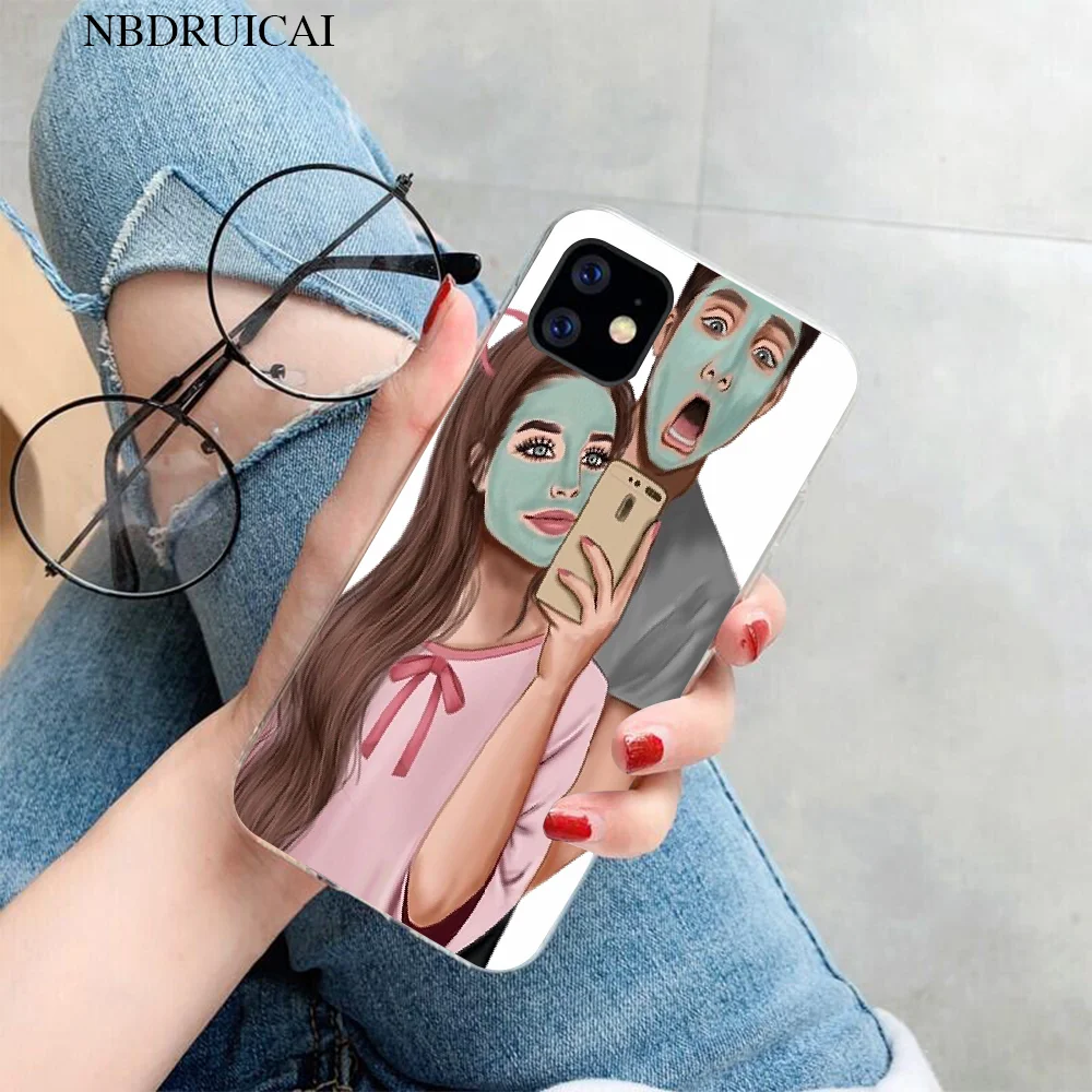 Милый чехол PENGHUWAN для iPhone 11 pro XS MAX 8 7 6 6S Plus X 5S SE XR | Мобильные телефоны и аксессуары