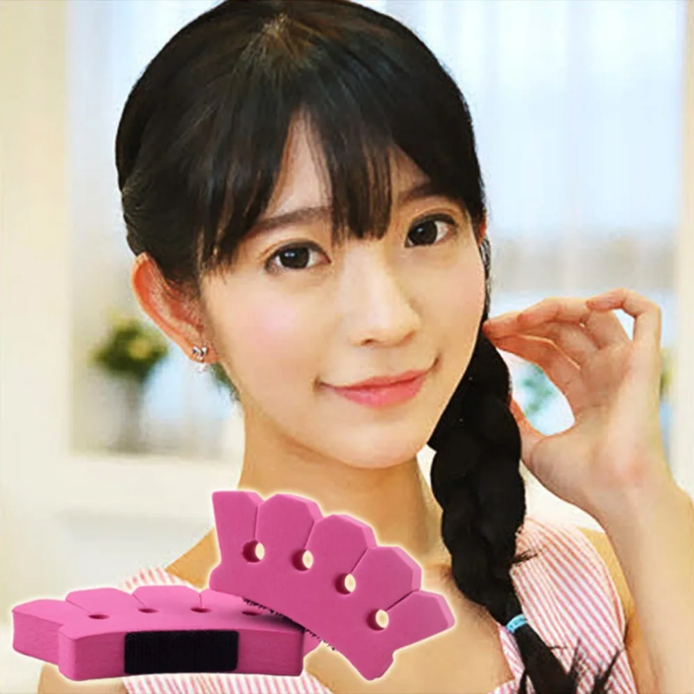 1 шт. Для женщин аксессуар для волос Плетение оплёточный станок девушки DIY губка