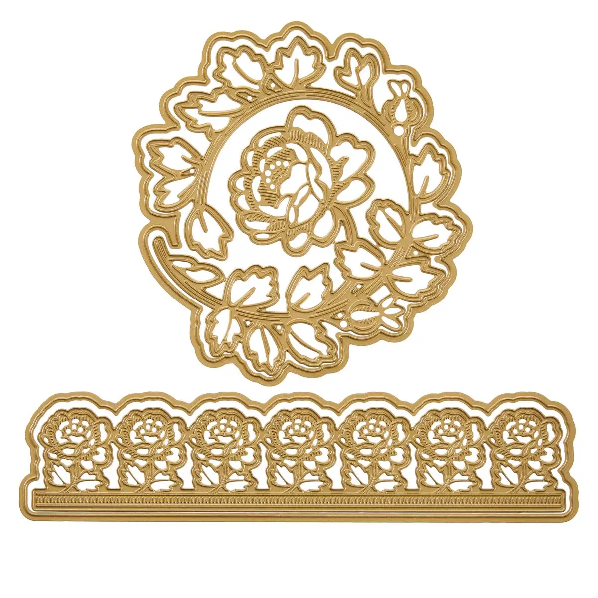 

Rose Swirl New Metal Cutting Dies Scrapbook Diary Decoration Embossing Cut Die Template DIY Greeting Card 2021 Arrival