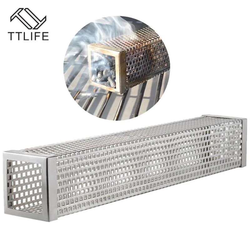 TTLIFE барбекю гриль курительная сетка трубка из нержавеющей стали генератор дыма