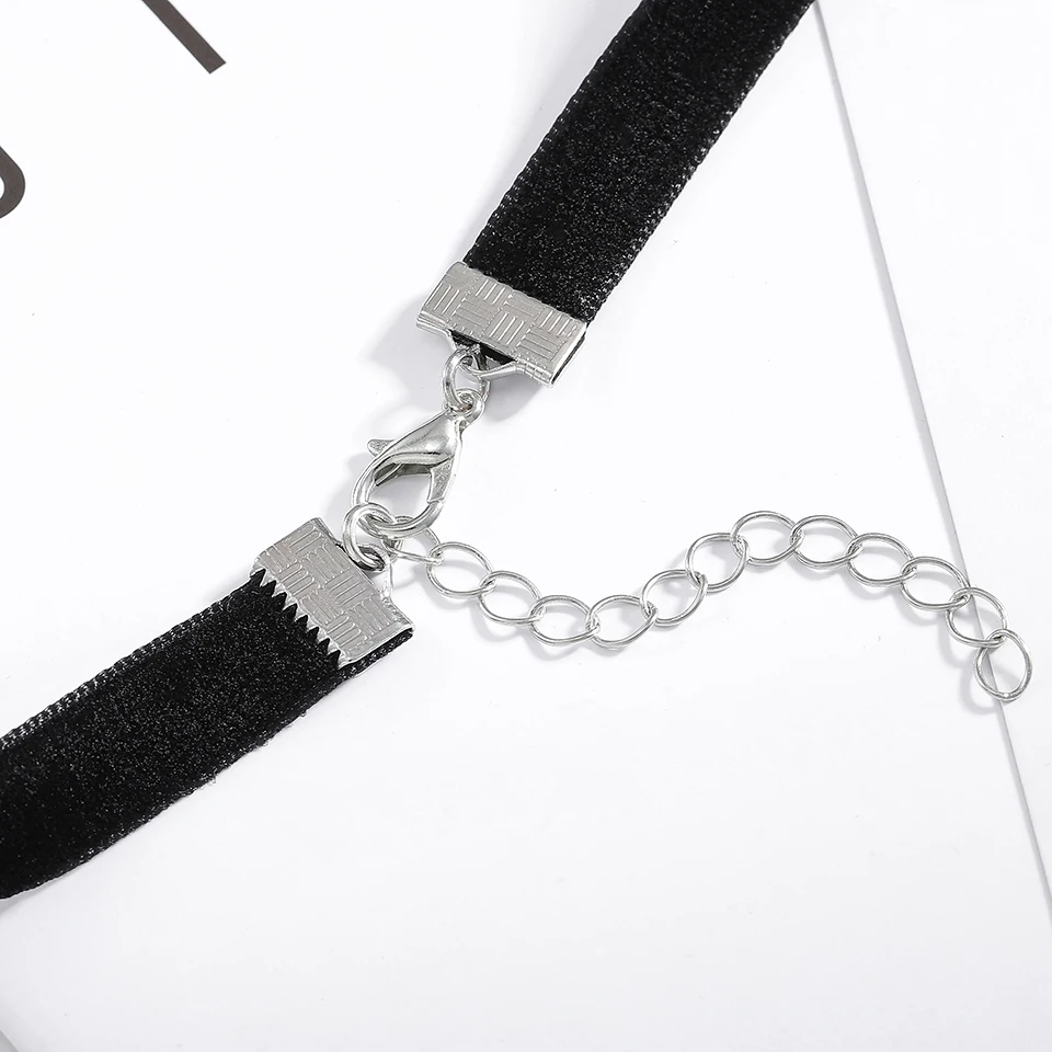 Черный мультяшный чокер из титановой нержавеющей стали кожаный ремешок подвеска