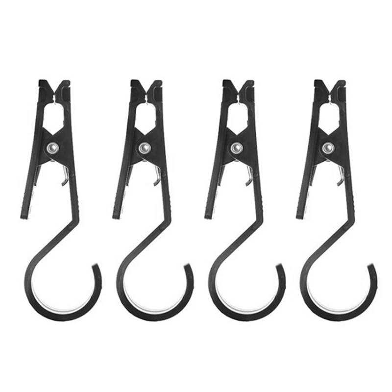 4Pcs Light Hook Outdoor Tent Canopy Cloth Clip Portable Multifunctional Fixed Fabric for Camping Equipment | Спорт и развлечения