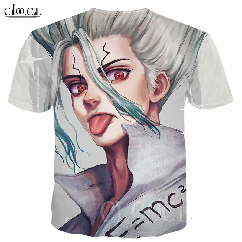 Dr. Stone, забавная футболка, толстовки, 3D принт, Dr. Stone, комикс, унисекс, футболка, на каждый день, размера плюс, японское аниме, футболки для мужчин и женщин, топы