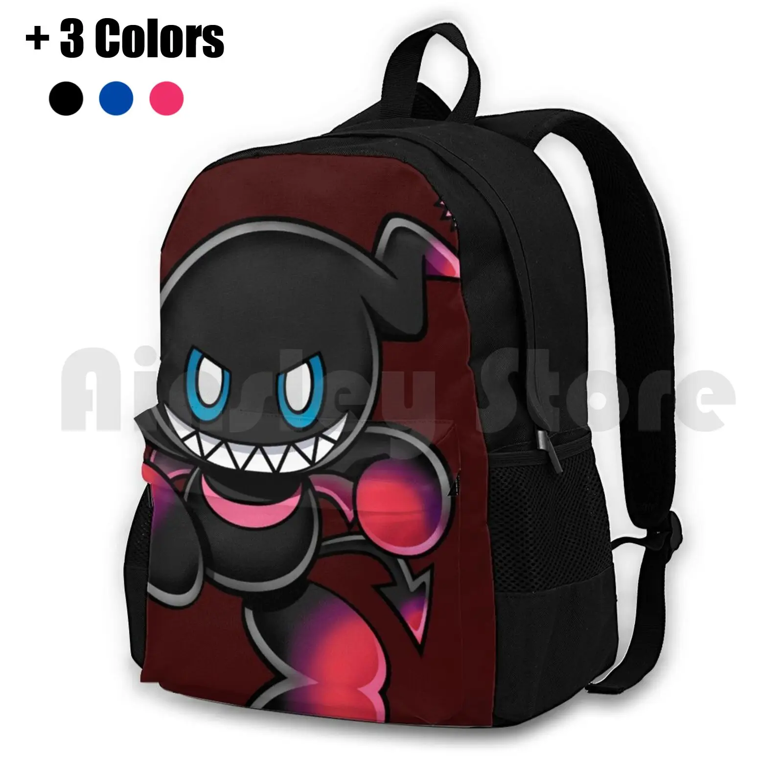 

The Hedgehog-Dark Chao Outdoor Hiking Backpack Waterproof Camping Travel Hedgehog Dark Chao Series