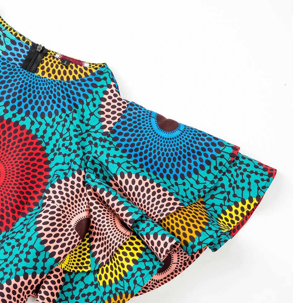 Африканские платья для женщин новинка 2021 года Анкары сексуальное платье