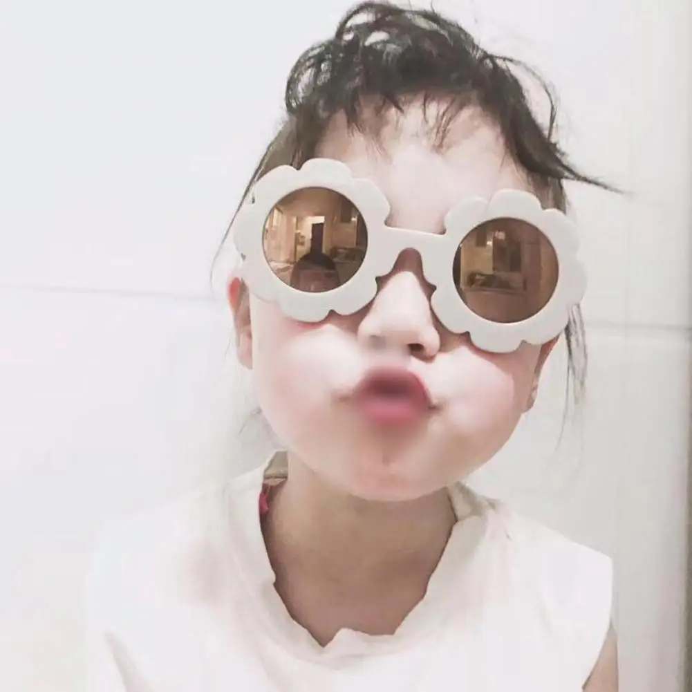 Hobbyлейн милые Солнцезащитные очки с цветком от солнца для детей