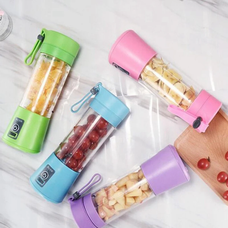 

Electric Fruit Juicer Blender Portable Handheld USB Personal Milk Smoothie Maker Mixer Cup for Home Picnic Office